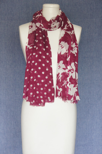 Diagonal Print Scarf (SE-1570)